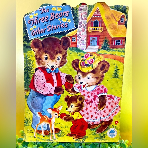 THE THREE BEARS AND OTHER STORIES VINTAGE 1951 BEAUTIFULLY ILLUSTRATED BOOK RARE - Picture 13 of 14